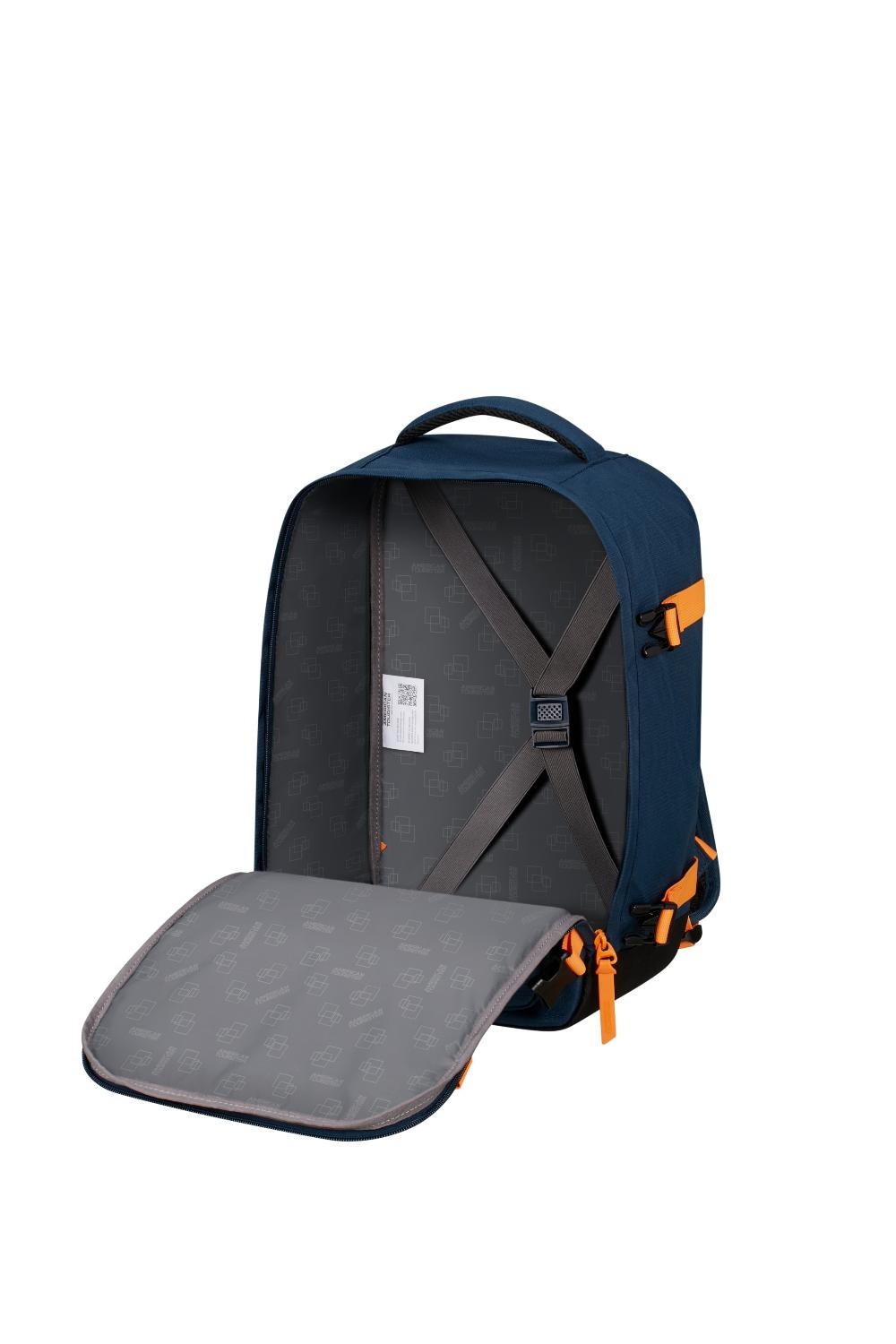 AMERICAN TOURISTER Take2Cabin Casual Backpack S Dark Navy/Radiant Orange