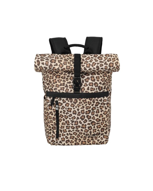 TRAVELITE Basics Rollup Backpack LEOPARD PRINT