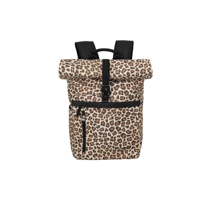 TRAVELITE Basics Rollup Backpack LEOPARD PRINT