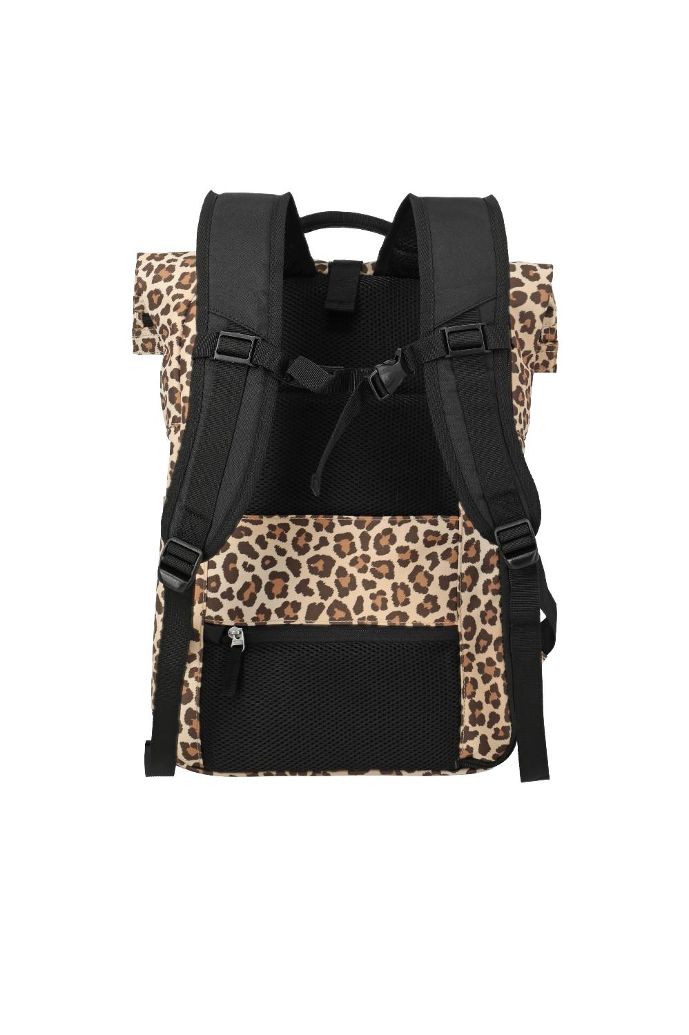 TRAVELITE Basics Rollup Backpack LEOPARD PRINT