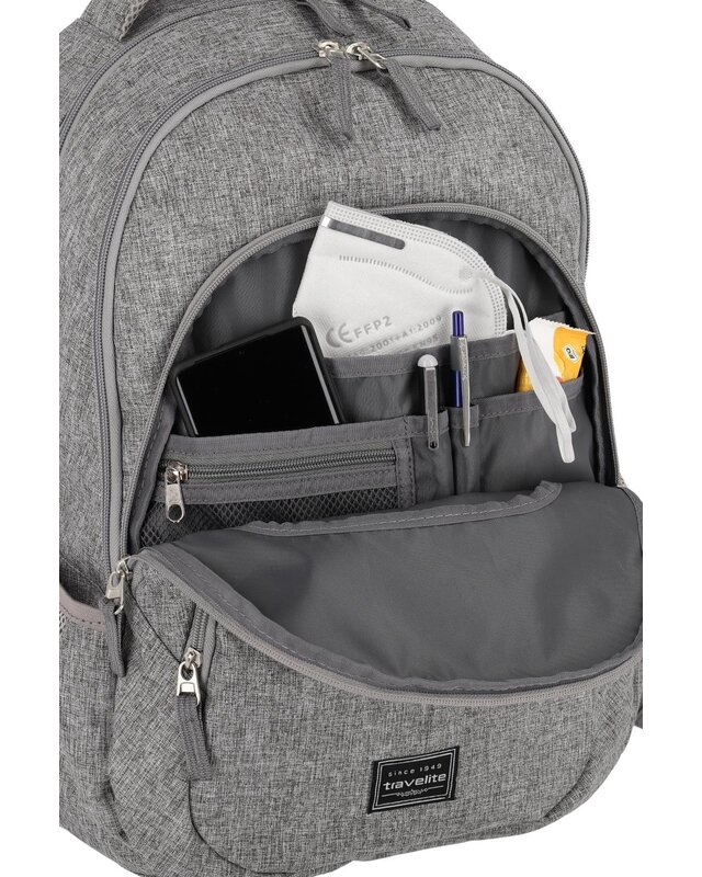 TRAVELITE Basics Backpack Melange 15" GREY
