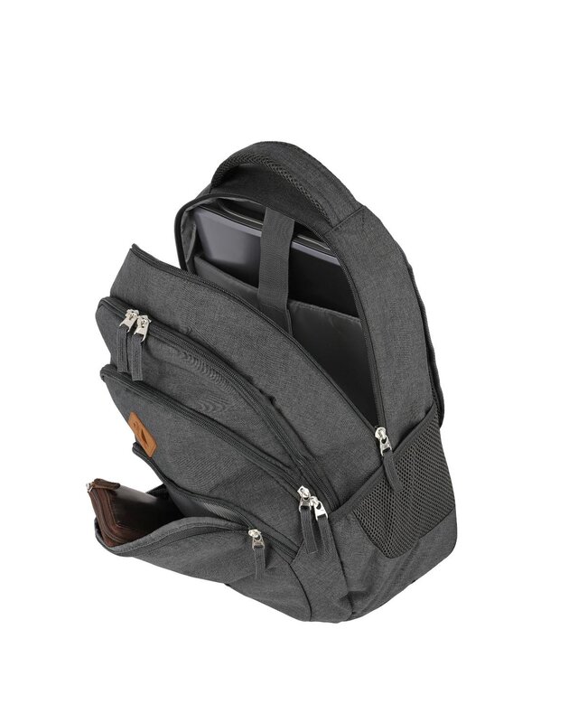 TRAVELITE Basics Backpack Melange 15" ANTHRACITE
