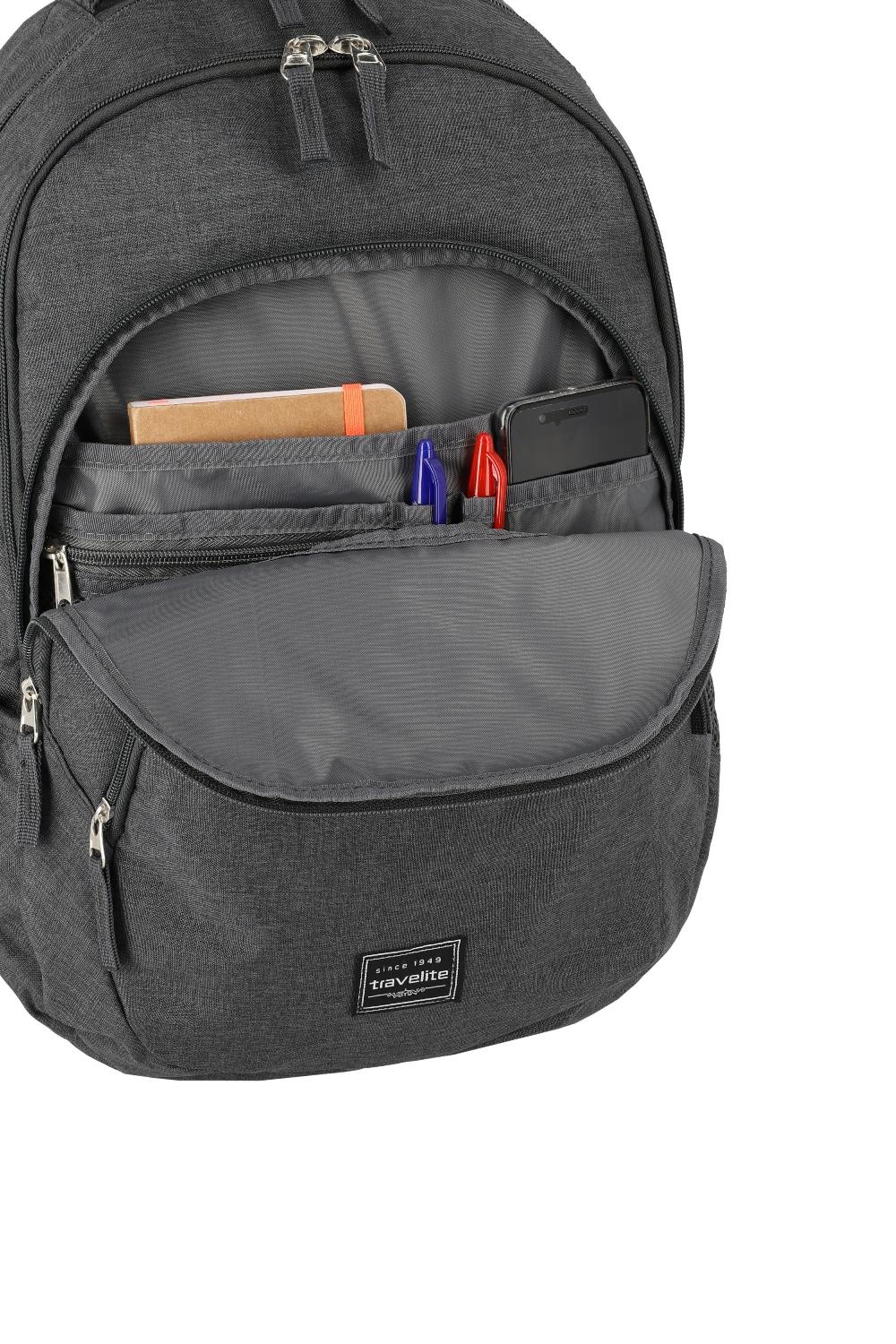 TRAVELITE Basics Backpack Melange 15" ANTHRACITE