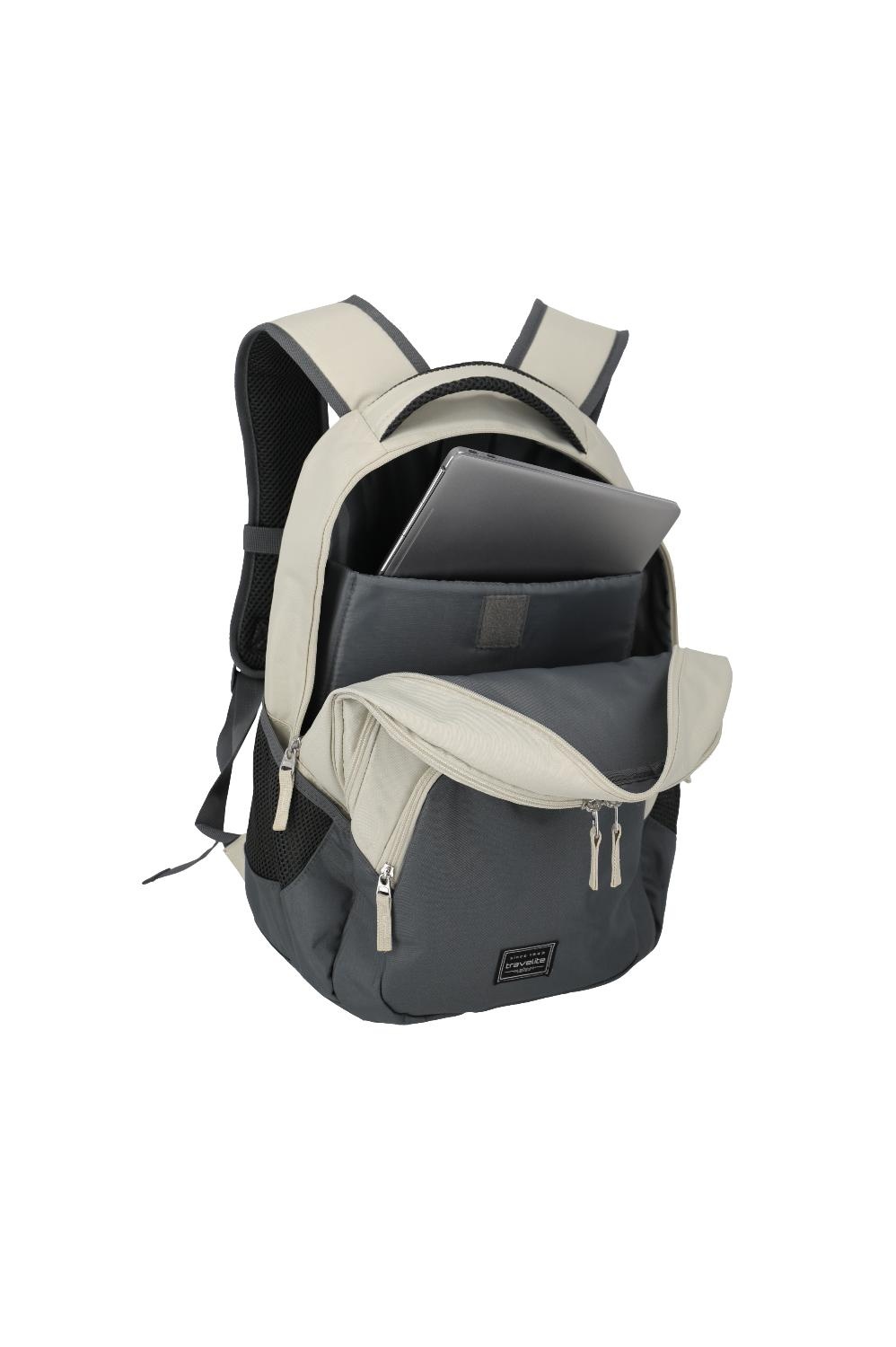 TRAVELITE Basics Backpack Melange 15" Natur