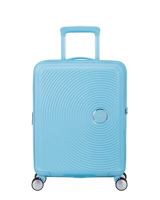 AMERICAN TOURISTER Soundbox 55 cm Spinner Exp Blueberry Fizz
