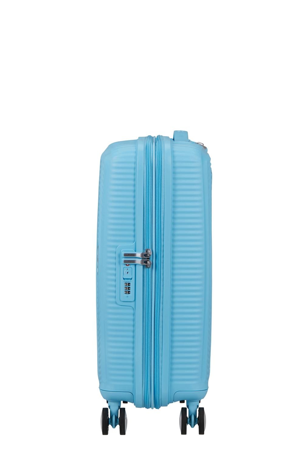 AMERICAN TOURISTER Soundbox 55 cm Spinner Exp Blueberry Fizz