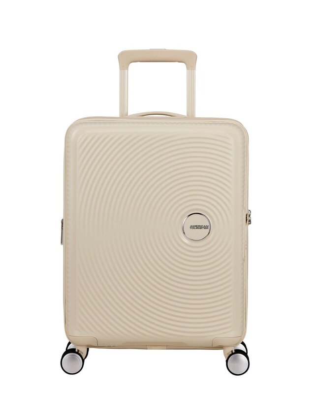 AMERICAN TOURISTER Soundbox 55 cm Spinner Exp Coconut Sand