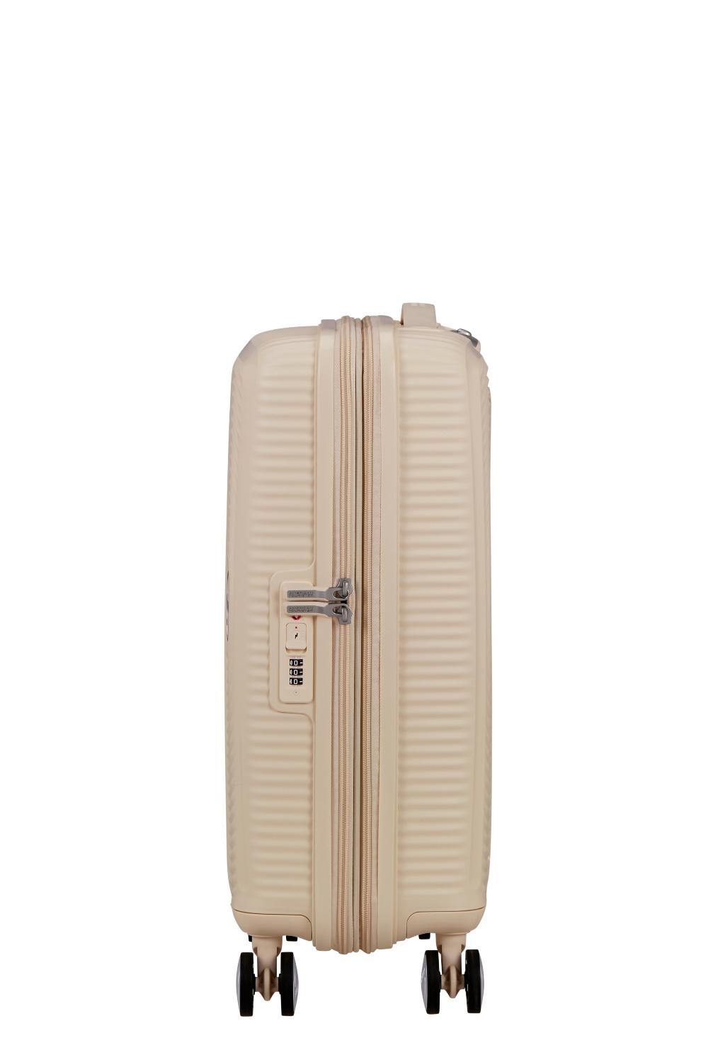 AMERICAN TOURISTER Soundbox 55 cm Spinner Exp Coconut Sand