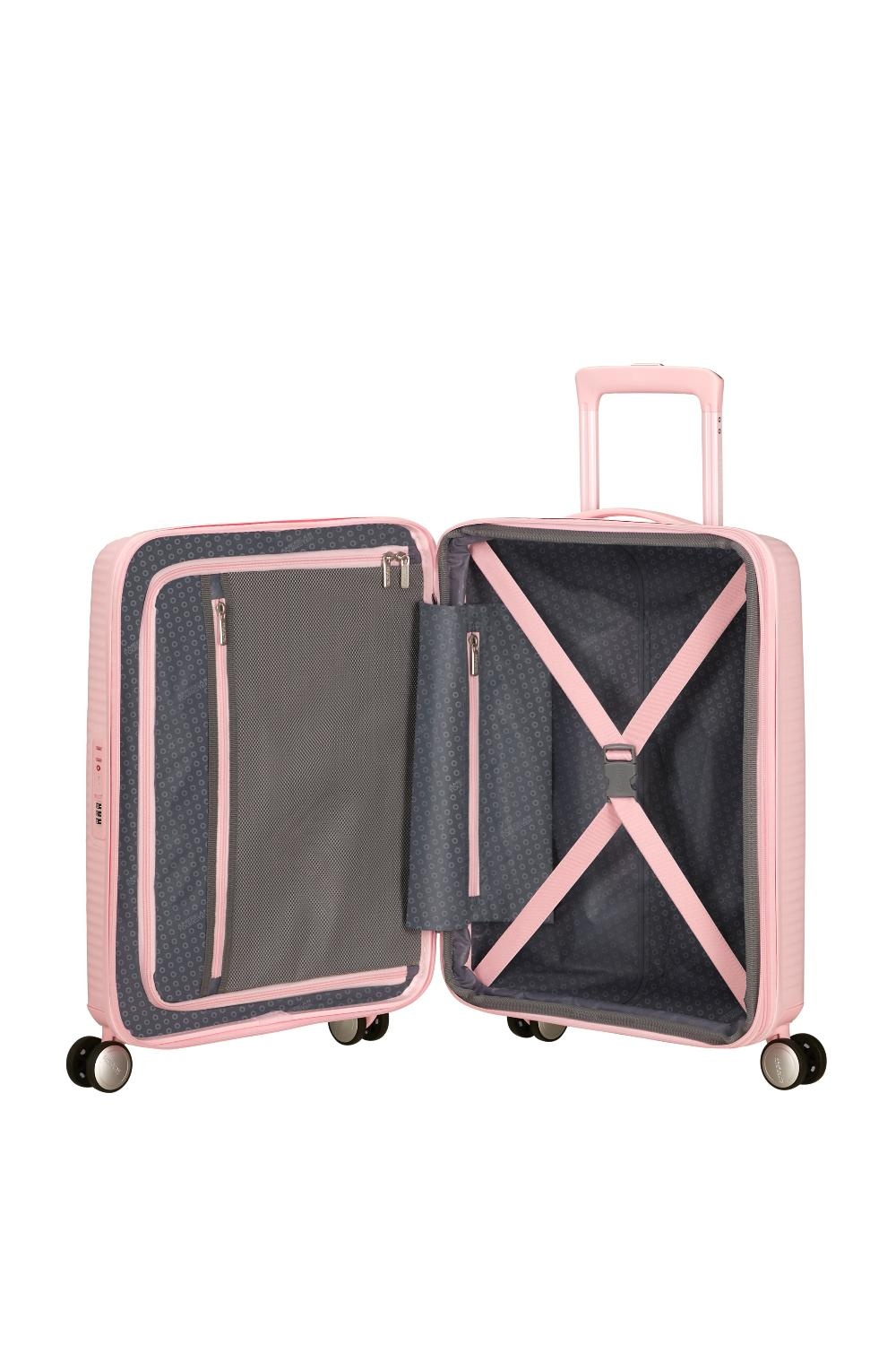 AMERICAN TOURISTER Soundbox 55 cm Spinner Exp Pastel Pink