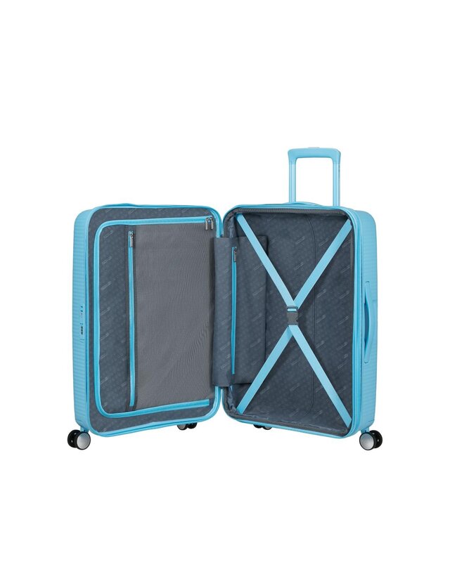 AMERICAN TOURISTER Soundbox 67 cm Spinner Tsa Exp Blueberry Fizz