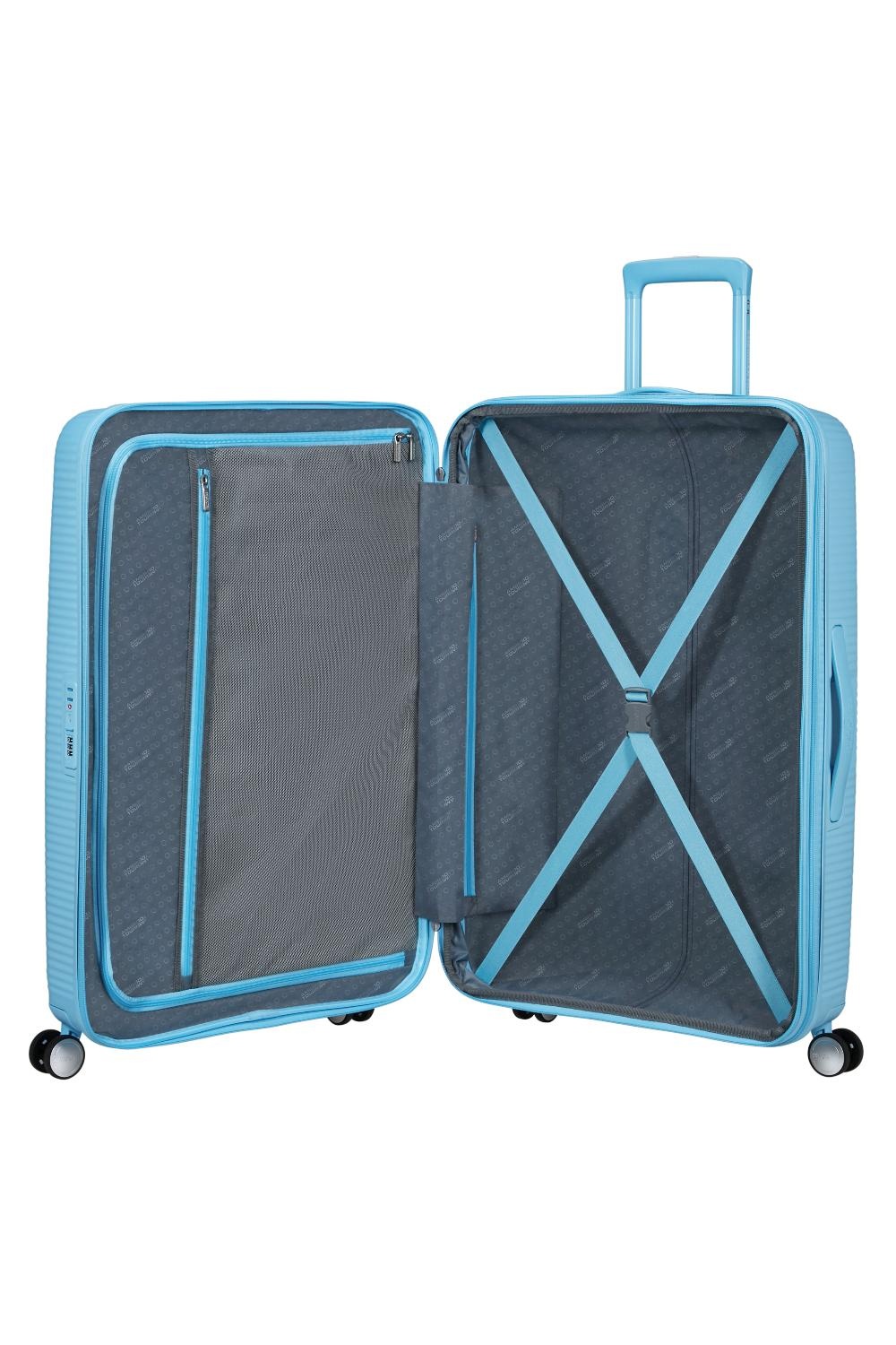 AMERICAN TOURISTER Soundbox 77 cm Spinner Tsa Exp Blueberry Fizz