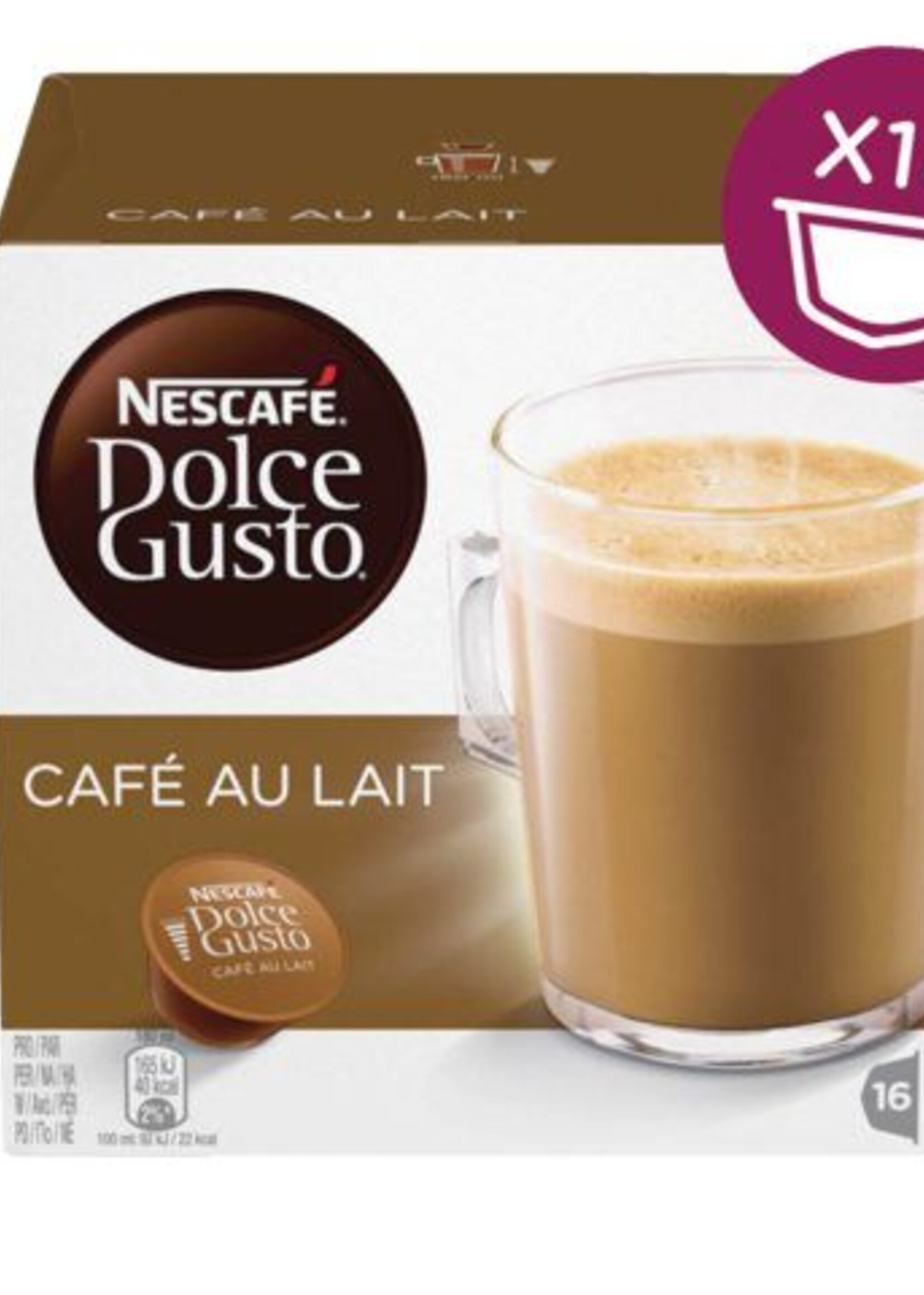 Dolce Gusto Dolce Gusto CAFE AU LAIT 16CUPS