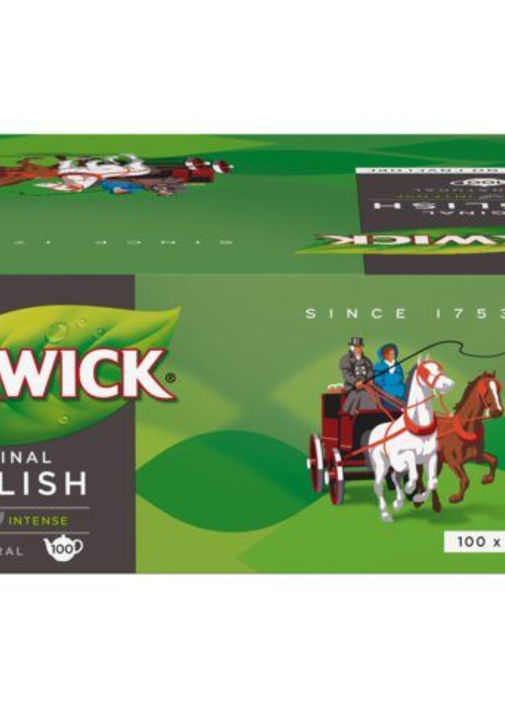 Pickwick Pickwick THEE ENGELSE MEL 4GR GEEN ENV 100STKS