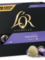 Douwe Egberts KOFFIECUPS L'OR ESP LUNGO PROFONDO 20STKS