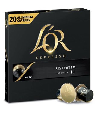 Douwe Egberts KOFFIECUPS L'OR ESP RISTRETTO 20STKS