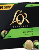 Douwe Egberts KOFFIECUPS L'OR ESP LUNGO ELEGANTE 20STKS