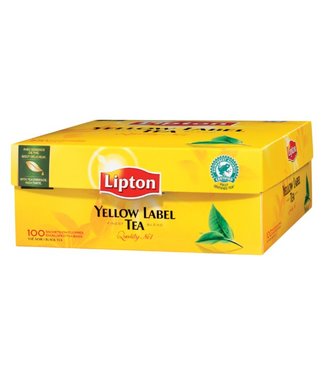 Lipton THEE YELLOW LABEL MET ENV 100STKS