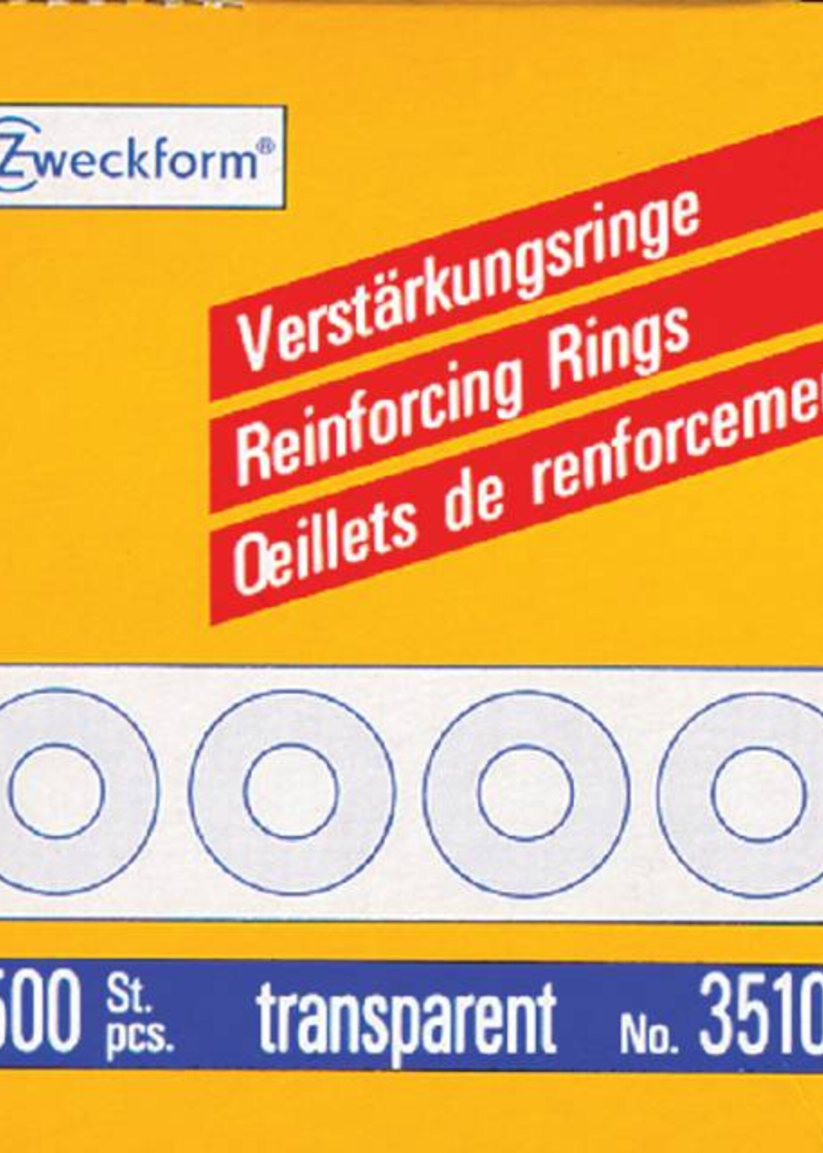 Avery Zweckform Avery Zweckform VERSTERKINGSRINGEN 3510 TRANSP
