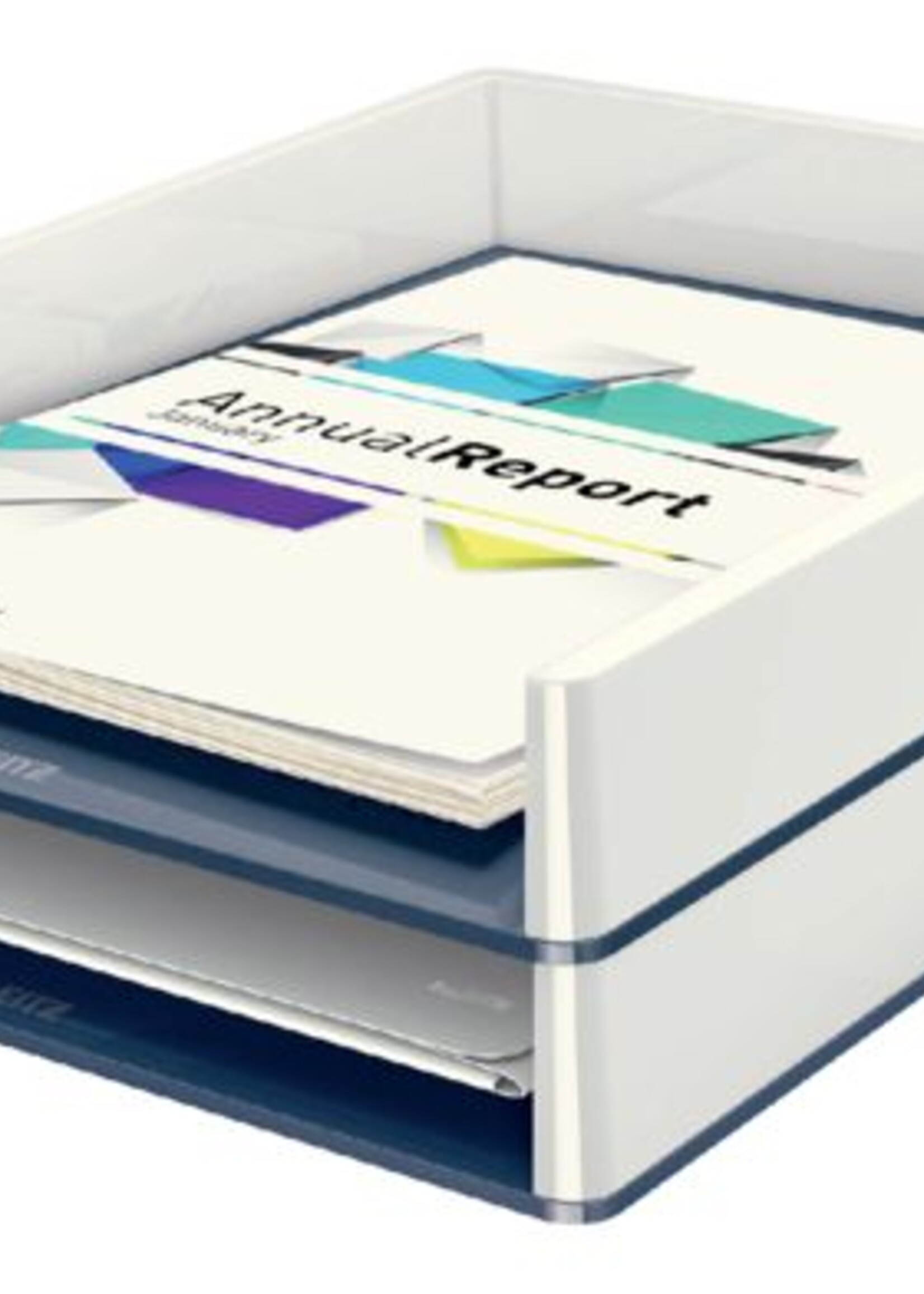 Leitz Leitz BRIEVENBAK WOW 53611 A4 WIT/GRIJS