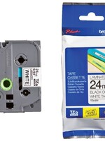 Brother LABELTAPE TZE-251 24MM WT/ZW