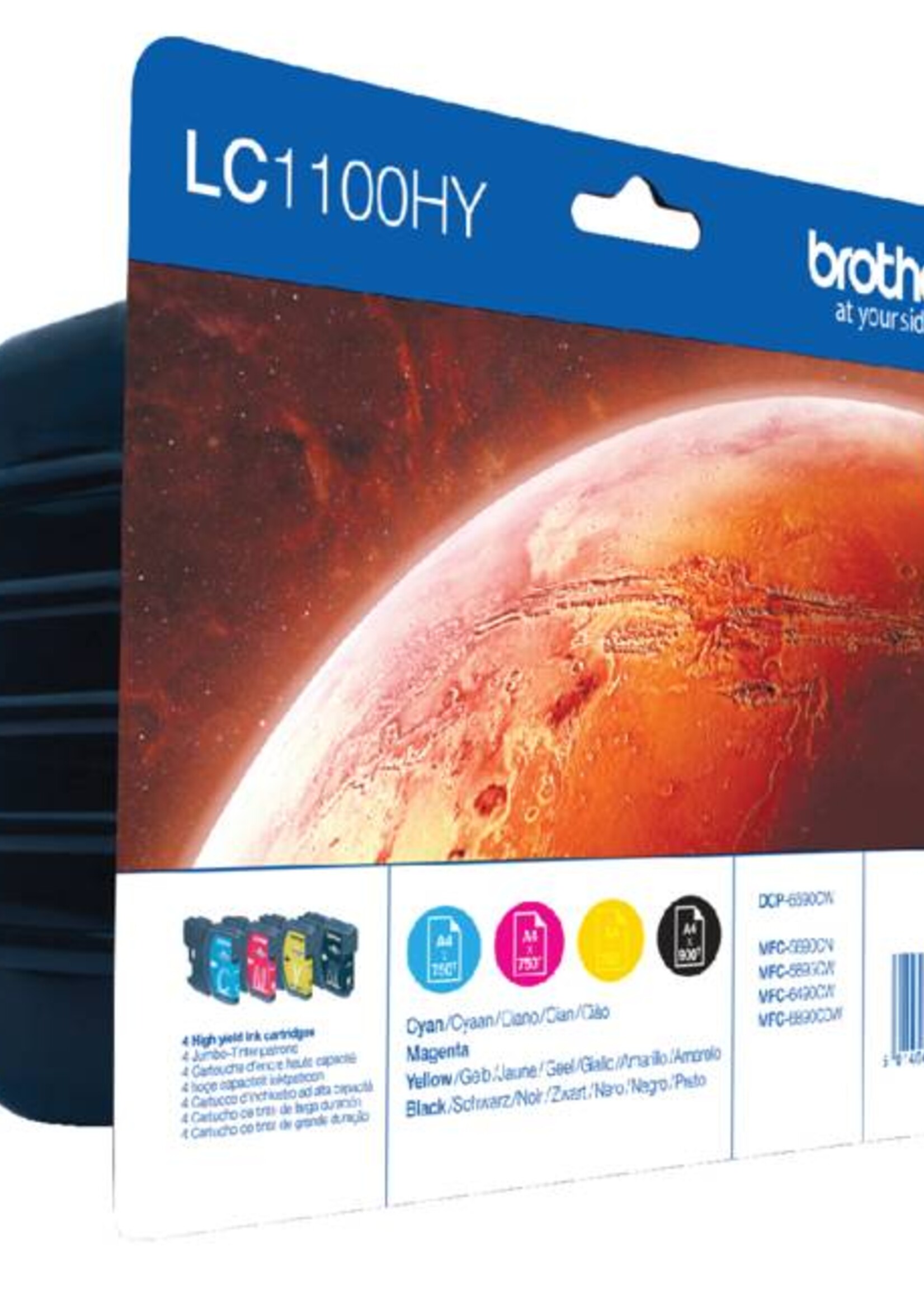 Brother Brother INKCARTRIDGE LC-1100 HC ZWART + KLEUREN