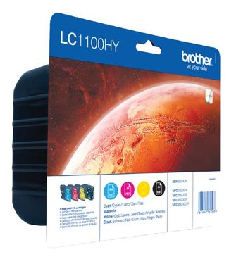 Brother INKCARTRIDGE LC-1100 HC ZWART + KLEUREN