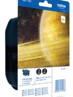 Brother INKCARTRIDGE LC-1100 2X ZWART