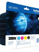 Brother INKCARTRIDGE LC-1280XL ZW + 3 KLEUREN