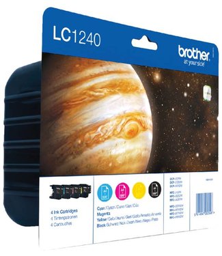 Brother INKCARTRIDGE LC-1240 ZWART + 3 KLEUREN