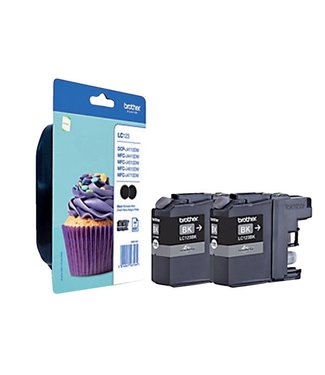 Brother INKCARTRIDGE LC-123 2X ZWART