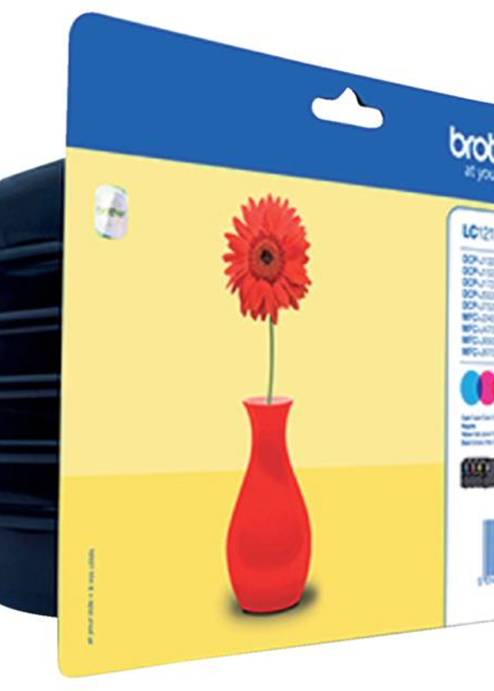 Brother Brother INKCARTRIDGE LC-121 ZWART + 3 KLEUREN