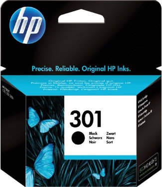 HP INKCARTRIDGE 301 - CH561EE ZWART