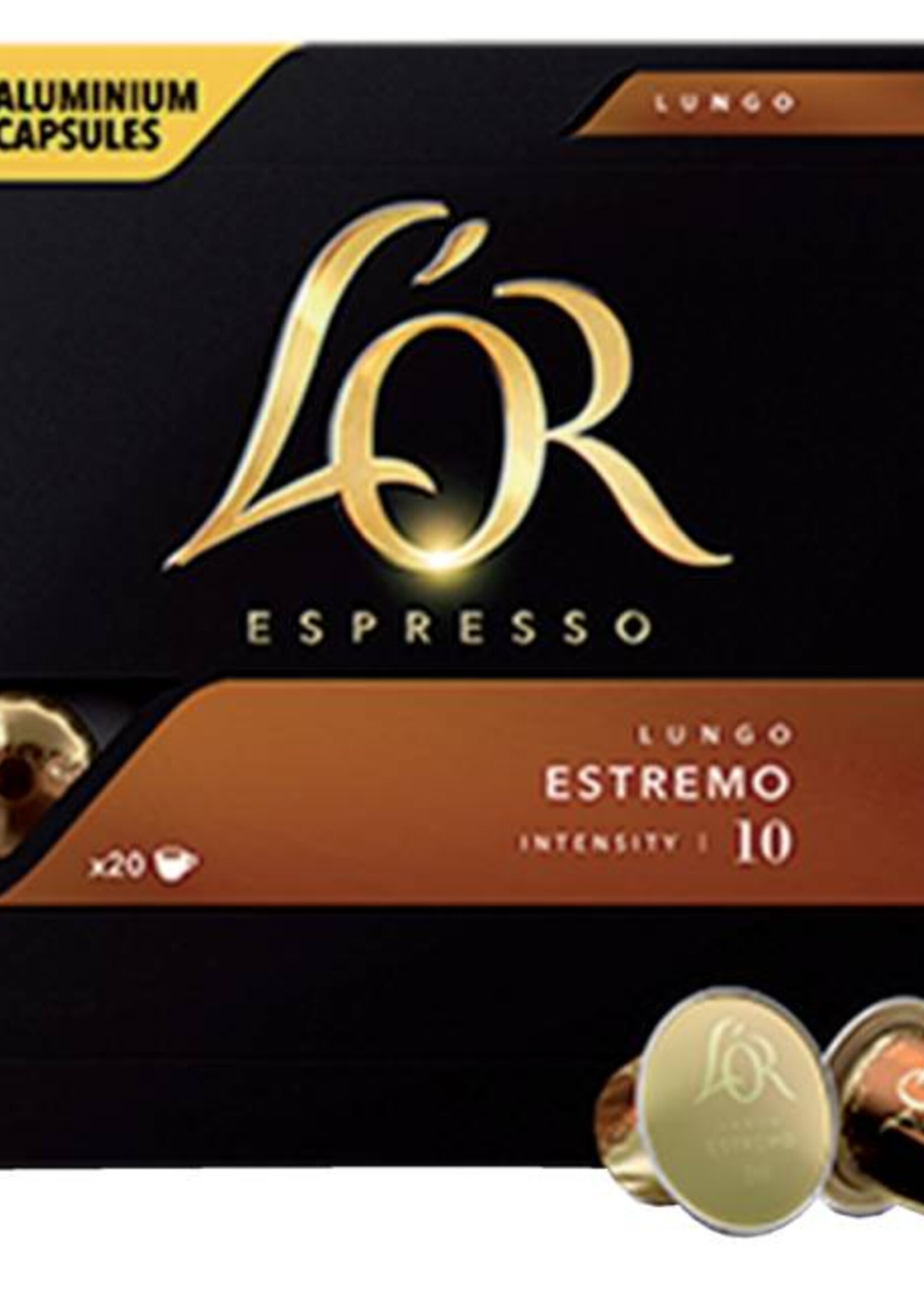 Douwe Egberts Douwe Egberts KOFFIECUPS L'OR ESP LUNGO ESTREMO 20STKS