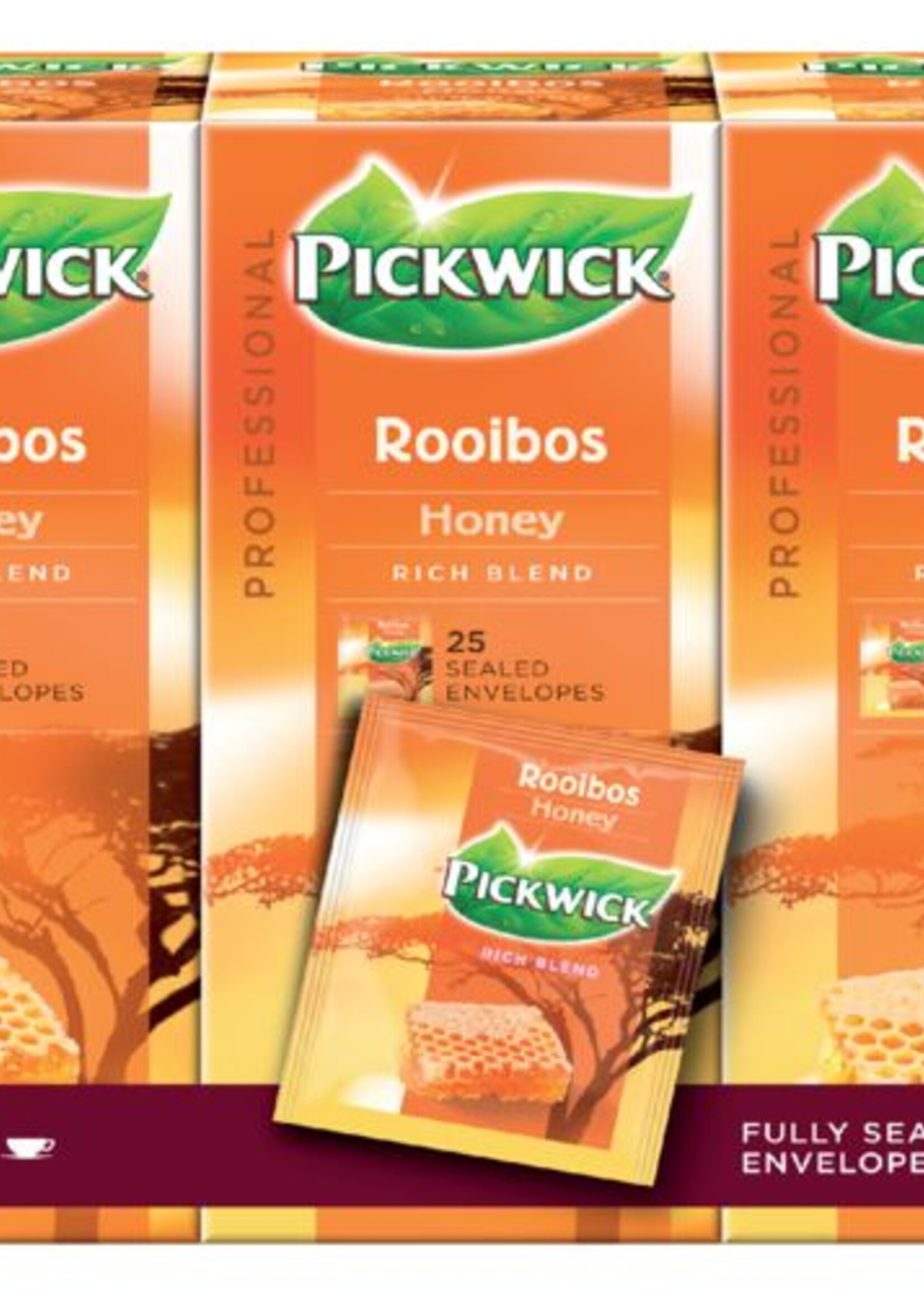 Pickwick Pickwick THEE ROOIBOS HONING 1.5GR 25STKS