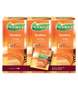 Pickwick THEE ROOIBOS HONING 1.5GR 25STKS