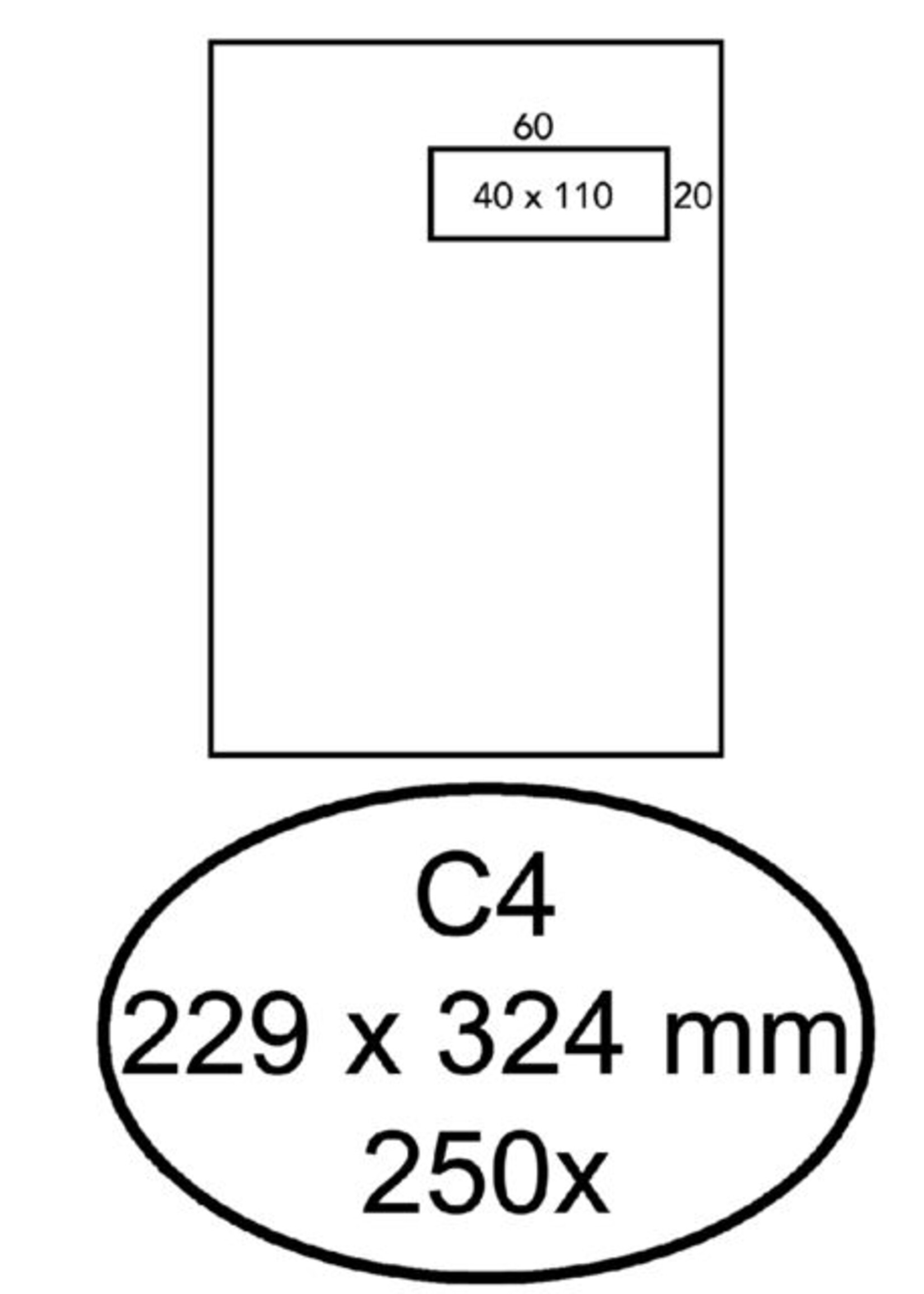 Quantore Quantore ENV 229X324MM VEN 4x11CM R ZELFKL 250S