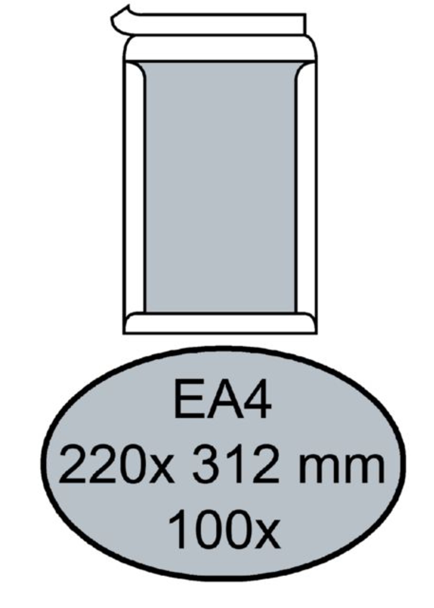 Quantore Quantore ENV BORDRUG EA4 ZK WT 100STKS