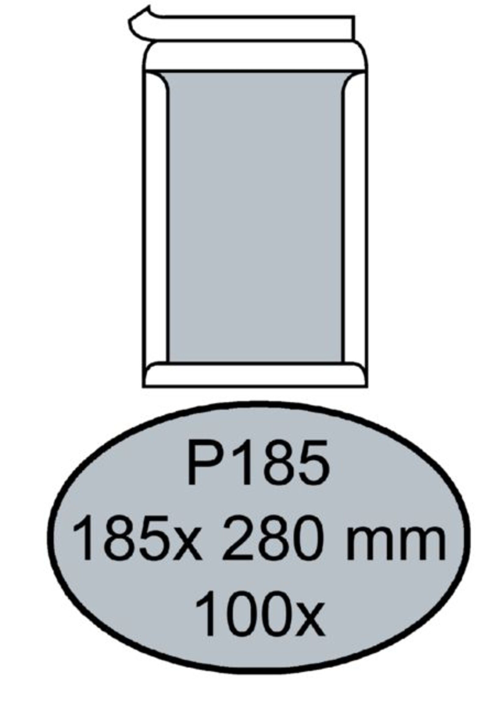 Quantore Quantore ENV BORDRUG P185 ZK WT 100STKS