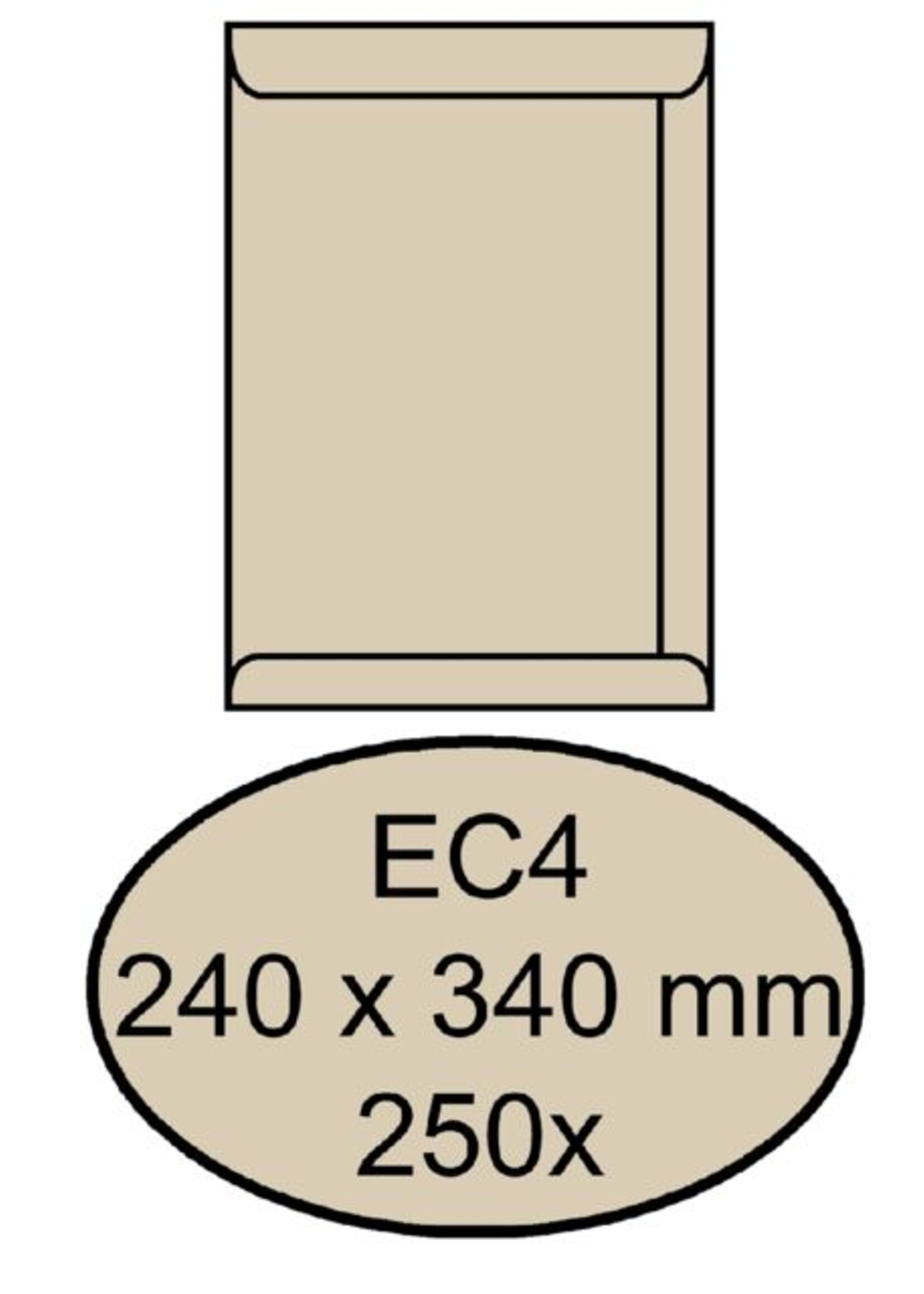 Quantore Quantore ENV AKTE EC4 KRAFT CR 250STKS