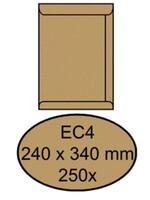 Quantore ENV AKTE EC4 KRAFT BR 250STKS