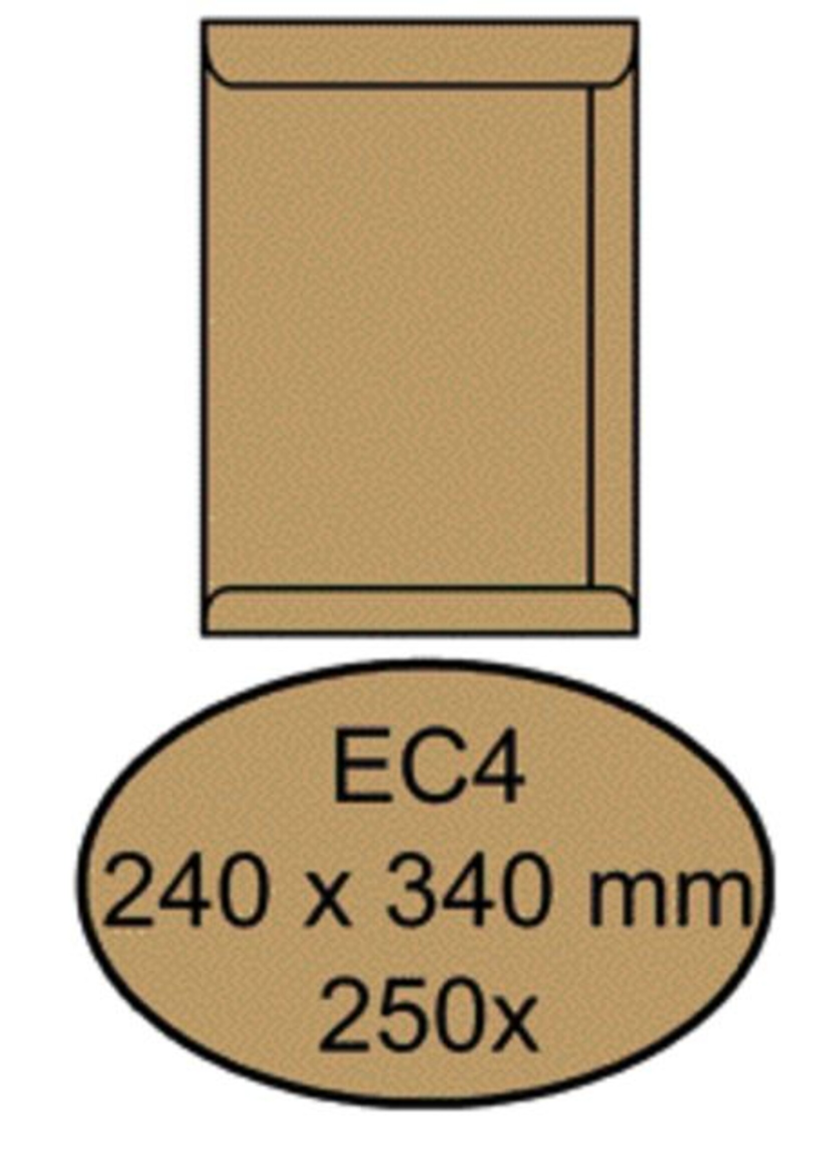 Quantore Quantore ENV AKTE EC4 KRAFT BR 250STKS