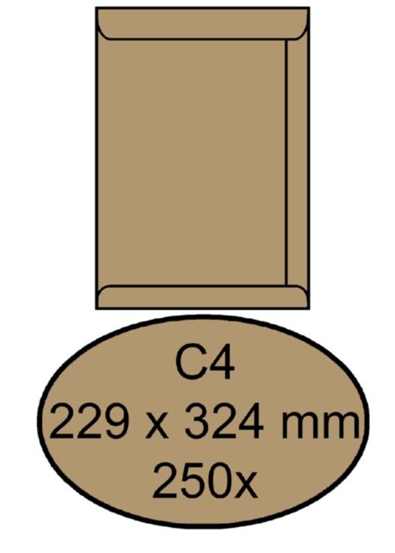 Quantore Quantore ENV AKTE C4 KRAFT BR 250STKS