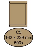 Quantore ENV AKTE C5 KRAFT BR 500STKS