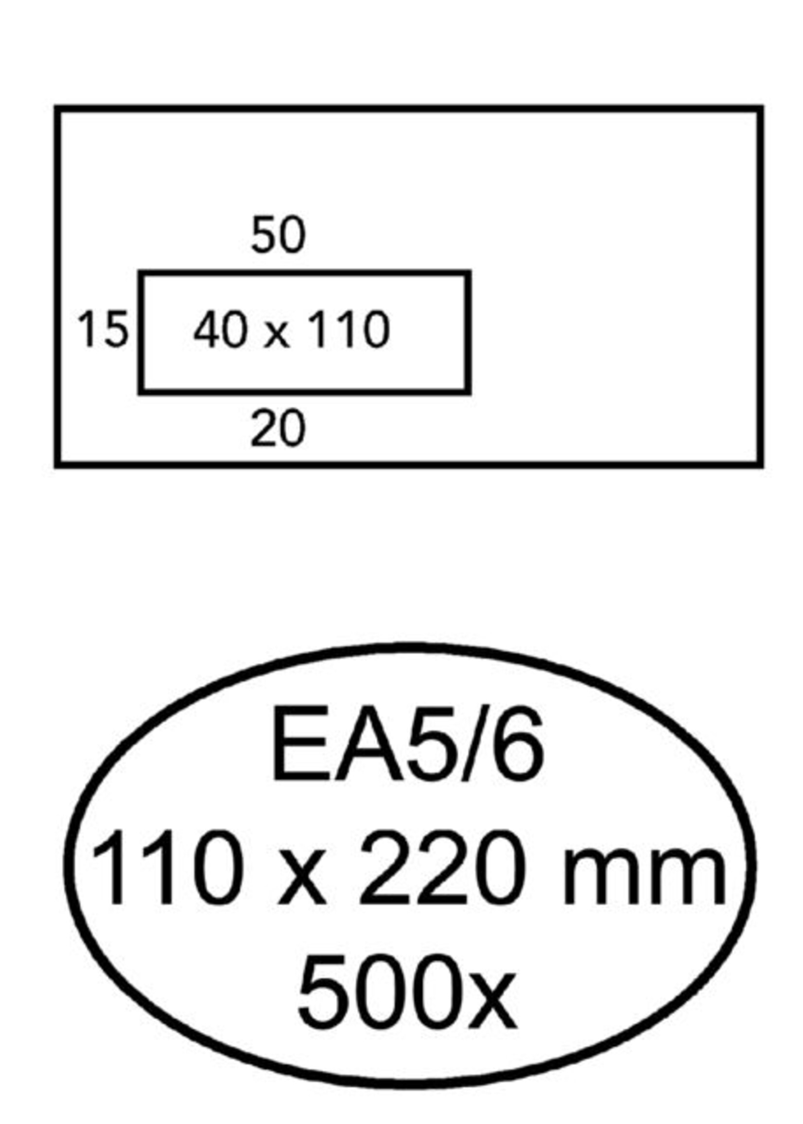 Quantore Quantore ENV VENST EA5/6 VL ZK WT 500STKS