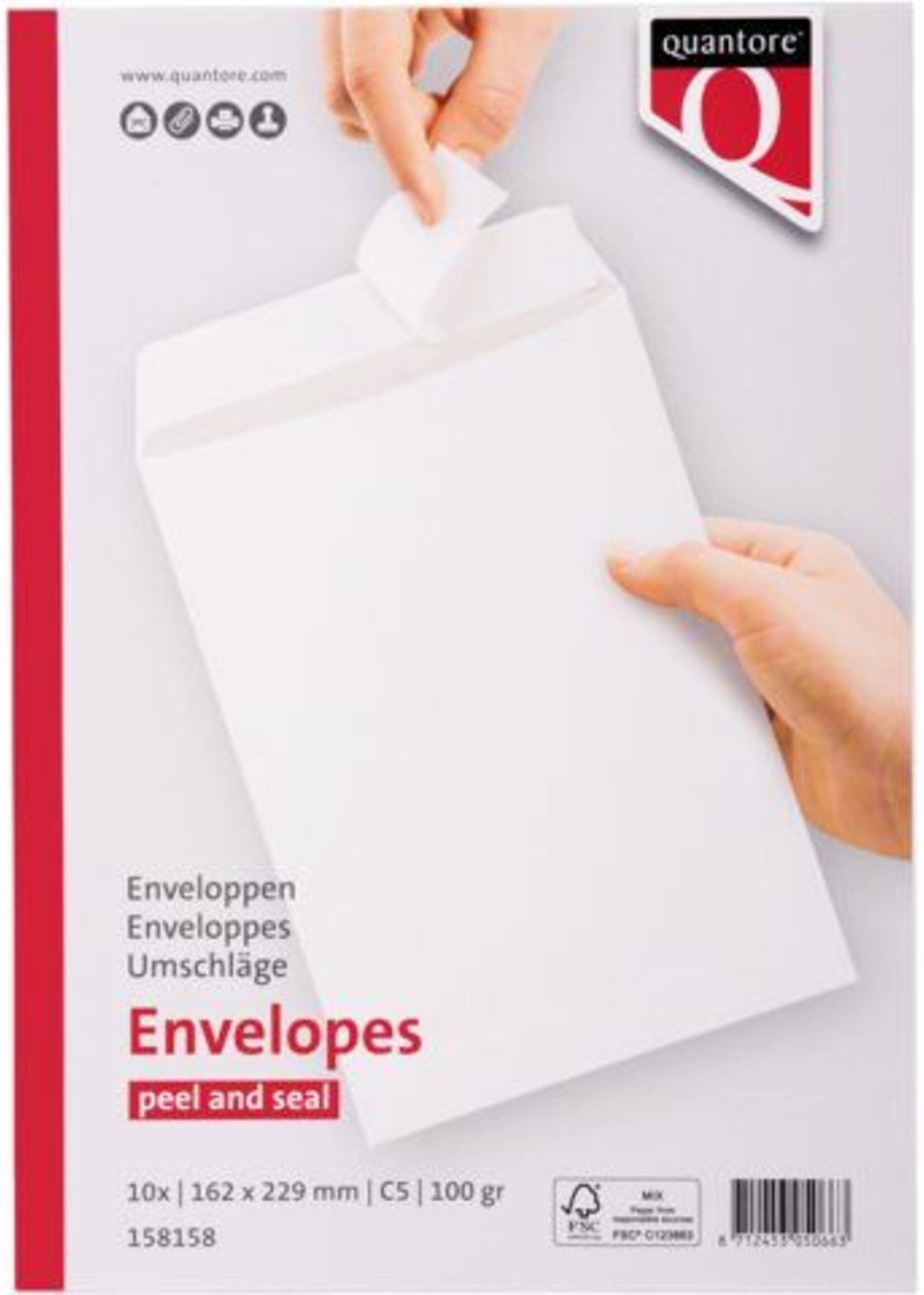 Quantore Quantore ENV AKTE C5 100GR ZK WT 10STKS