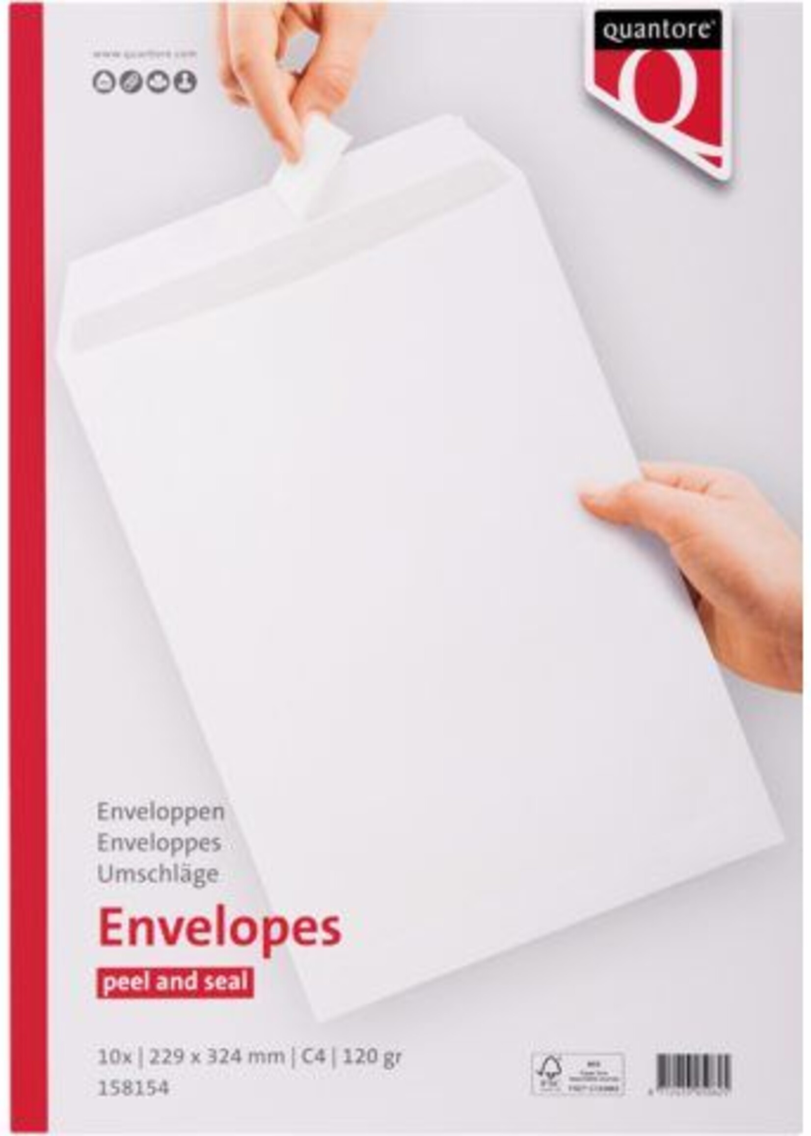 Quantore Quantore ENV AKTE C4 120GR ZK WT 10STKS