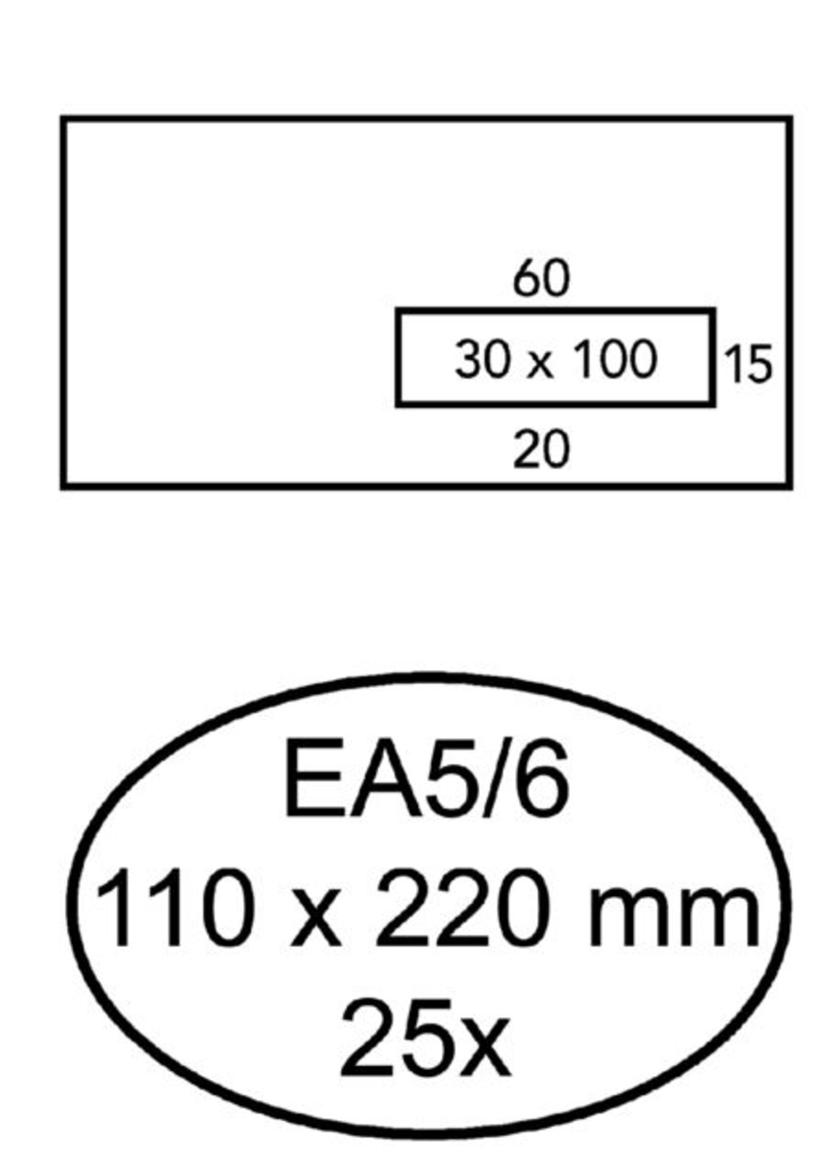 Quantore Quantore ENV VENSTER VR EA5/6 ZK 25STKS