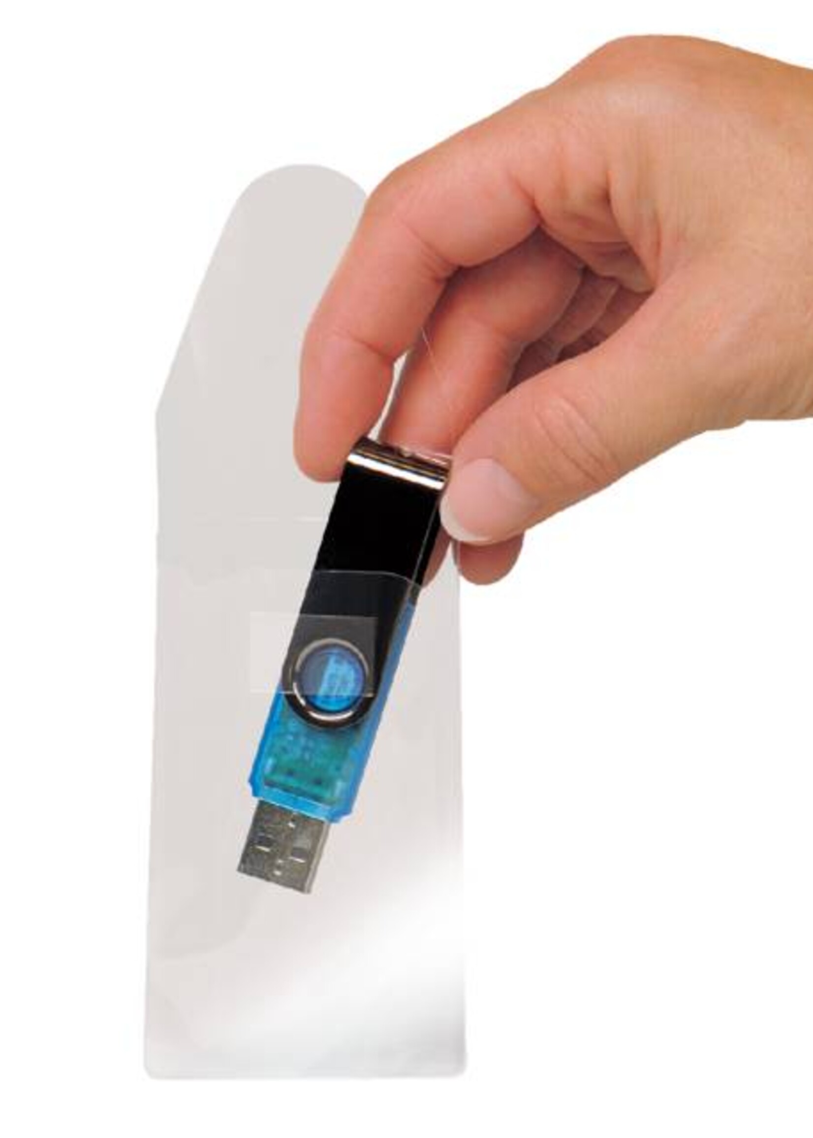 3L 3L USB HOES 52.5X90MM INCL SLUIT ZELFKL 10STKS