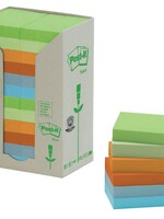 3M MEMOBLOK 653RECY 38X51 NAT 24STKS