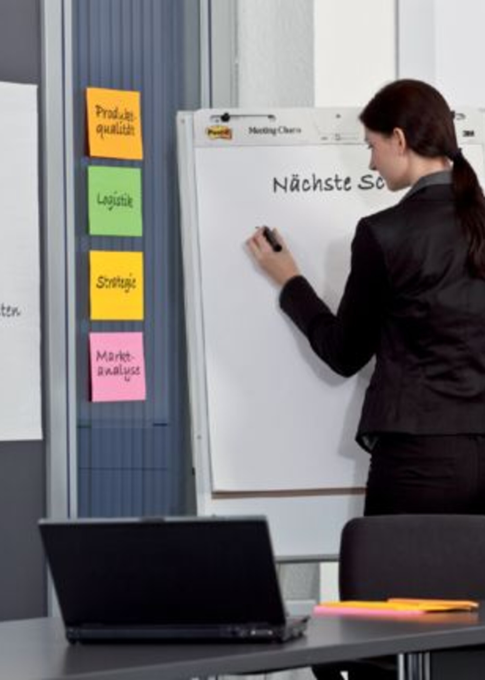 3M 3M MEETING CHART 566 BLK 2STKS